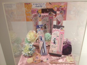 a display of the sailor moon eyeliner