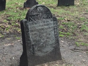 The gravestone of Mary Goose