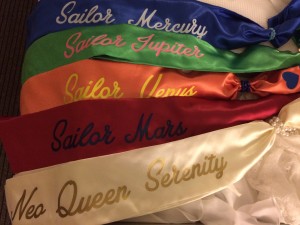 Multi-color sashes