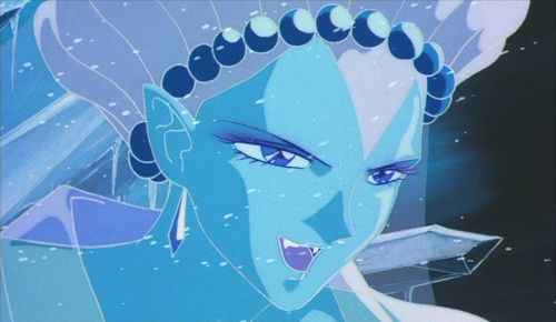 the icy face of the animated snow kaguya