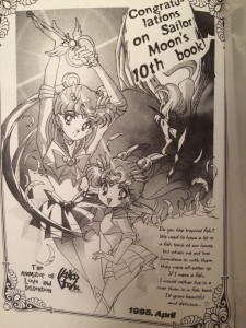 Super Sailor Moon and Super Sailor Chibi Moon drawn by Ikuko Itoh